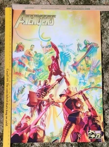 Avengers Alex Ross Gerolltes Poster Marvel 75th Anniversary 2014 24 x 36 Rarität - Bild 1 von 4