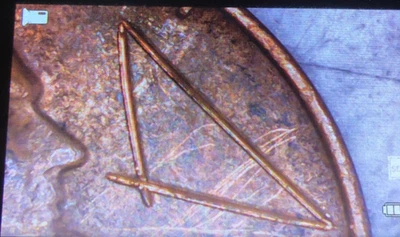 1968 P Lincoln Penny Struck Through Error - Image 1 of 4