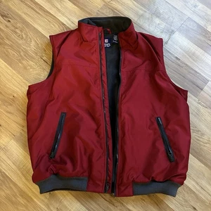 New Chaps Men’s Vest Gray and Red Size XL New Without Tags - Picture 1 of 4