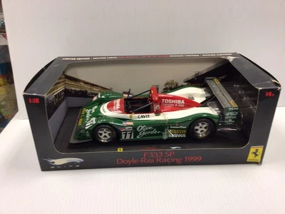 RARE Hot Wheels Elite 1/18 Ferrari F333 SP Doyle-Risi  Racing 1999 #11 DIECAST - Image 1 of 4