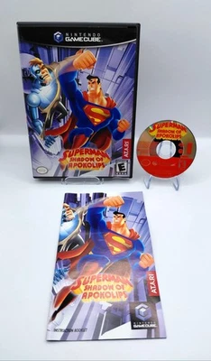 Superman: Shadow of Apokolips (Nintendo GameCube, 2003) Complete CIB Tested - Image 1 of 4