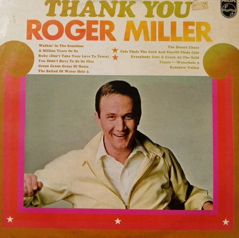 Roger Miller-Thank You Roger Miller Vinyl LP Album.1967 Philips 6850 011. - Image 1 of 4