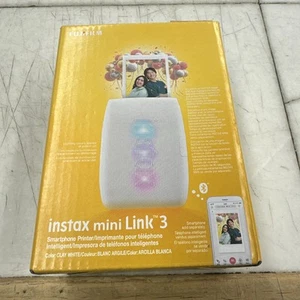 Fujifilm INSTAX MINI LINK 3 Smartphone Printer Clay White - Picture 1 of 4
