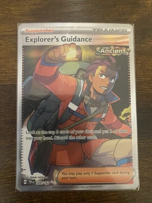 Explorer's Guidance 200/162 Sv05: Temporal Forces Holo Ultra Rare Pokemon TCG - Image 1 of 3