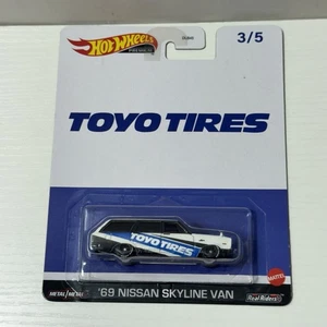 Hot Wheels Premium 2023 HW Pop Culture 3/5 '69 Nissan Skyline Van Toyo Tires - Picture 1 of 3