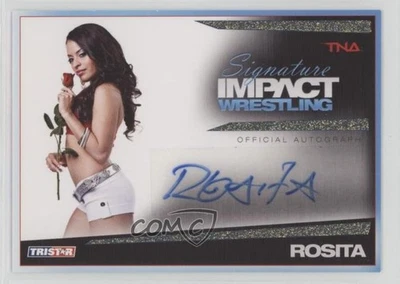 2011 TRISTAR TNA Signature Impact Wrestling Auto Gold /25 Rosita #S41 Auto - Image 1 of 2