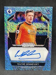 2019-20 WAYNE HENNESSEY AUTO PANINI PRIZM PREMIER LEAGUE BLUE SHIMMER AUTO SSP - Picture 1 of 2