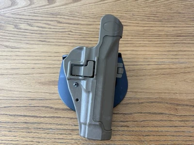 BLACKHAWK CQC C1375 Beretta 92/96 Holster Right Hand 2100270 Tan With Black Base - Image 1 of 4