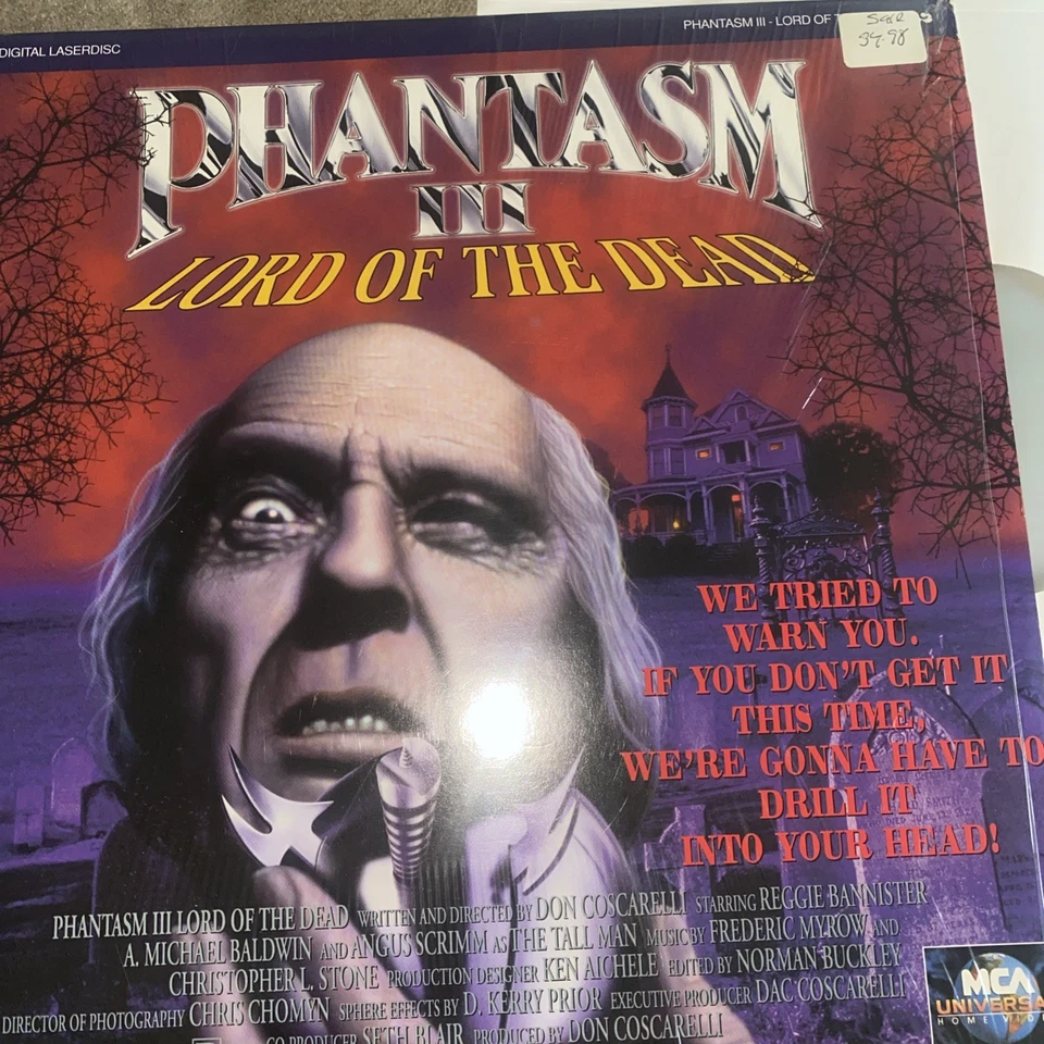 Phantasm III Lord of the Dead (Laserdisc, 1994) very good condition  — 第 1/4 张图片