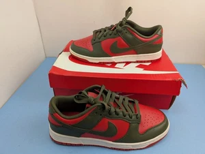 Scarpe da basket Nike Dunk Low Retro Mystic Red da uomo taglia 9,5 #DV0833-600 - Foto 1 di 17