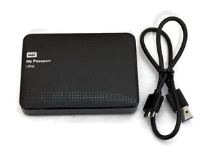 WD My Passport Ultra 2TB External Storage Drive with USB Cable - TESTED - Afbeelding 1 van 5