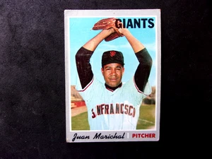 1970 TOPPS #210 JUAN MARICHAL..SLIGHT BEND ACROSS FRONT HAT AND ELBOWS..HOFAMER - Picture 1 of 2