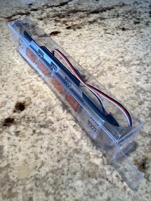 Visera LED LESU 1/14 Tamiya Scania Aluminio Pulido Naranja R470 R620 Vendedor de EE. UU. Foto 1 de 4