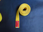 4 Stk. Judo/Karate Gürtel Gelb / weiß verschiedene Größen von 260-320 Länge 