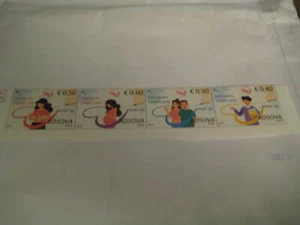 2021 Kosovo MNH Se-tenant Stamp on Vaccinate - Save lives during pandemic - Picture 1 of 3
