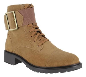 Botines Rockport Ryleigh para mujer color tostado con cordones y cremallera - Imagen 1 de 6
