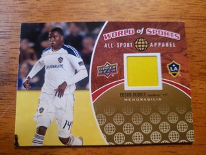 2010 Upper Deck World of Sports All-Sport Apparel Edson Buddle #ASA-21 NMMT