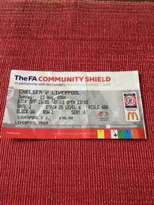 2006 Community Shield Ticket, Chelsea v Liverpool, 13/8/2006 - Picture 1 of 1