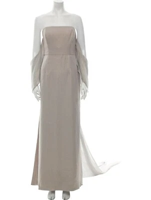 Vestido de novia de cóctel gris Fame And Partners para mujer nuevo con etiquetas talla 16 XL Foto 1 de 3