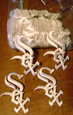 4 MLB Chicago White Sox Iron On Patches.MINT.   Fast Shipping. GO SOX ! - Image 1 of 4