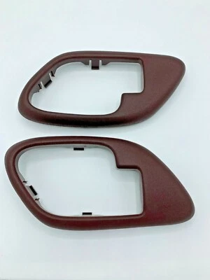 Juego de molduras de manija de puerta roja L & R para 95 96 97 98 99 Silverado Sierra Yukon Tahoe  Foto 1 de 4