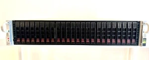 Server Supermicro CSE-216 24 Bay 2.5 - NAS PROXMOX CEPH HOMELAB UNRAID RACK SSD - Bild 1 von 5