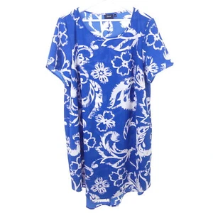 ZIZZI Kleid Tunika Blau Muster Damen Gr. M 38 - Bild 1 von 3