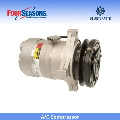 Compresor de aire acondicionado V8 6,2 L Suburban 1987-1991 GMC R1500 4 estaciones 1988 1989 1990 Foto 1 de 4