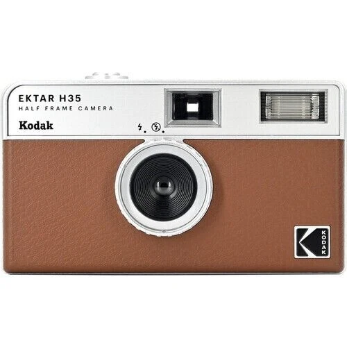 Kodak RK0102 Half Frame Camera - Brown (Body Only)