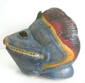 VINTAGE ANTIQUE OLD UNUSUAL HELMET HAND CRAFTED - Picture 1 of 10