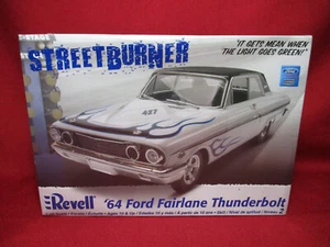 1964 Ford Fairlane Thunderbolt 427 V8 Street Burner 64 1:25 Scale Model Kit Car - Picture 1 of 4