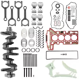 N20 2.0 Engine Overhaul Rebuild Set - Crankshaft ConRod Piston Gasket For BMW - Picture 1 of 14