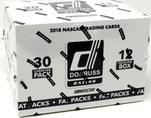 2018 PANINI DONRUSS RACING FAT PACK 20 BOX CASE BLOWOUT CARDS - Picture 1 of 2