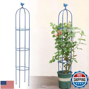 6 Feet Tall Garden Trellis for Climbing Plants Kalolary Garden Tower Obelisk - Picture 1 of 5