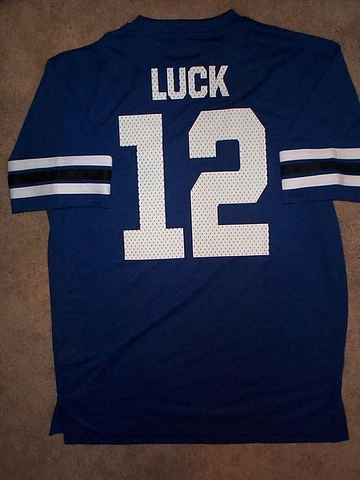 Indianapolis Colts ANDREW LUCK nfl Jersey Adult MEN/MENS/MEN'S (L-LG-LARGE) Cover