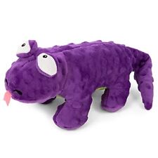 goDog Action Plush Lizard Animated Squeaky Dog Toy, Chew Guard Technology