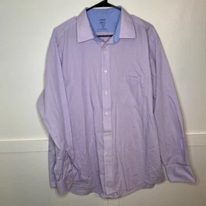 CHAPS MENS LONG SLEEVE BUTTON UP CoolMax Purple Sz XL - Picture 1 of 17