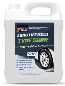 Tyre Shine Silk Silicone Based 5 Litre Wet Look Long Life Premier Shine 5L - Picture 1 of 1