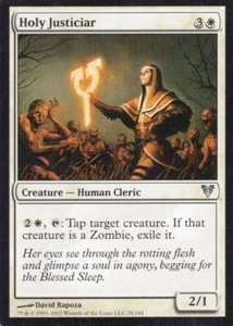 HOLY JUSTICIAR 25/244 AVACYN RESTORED MTG MAGIC LP (yourdeckbuilder) - Picture 1 of 1