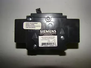 Siemens BQ2B050QX Interruttore automatico, 2 poli, 50 Amp, 120/240V, Nuovo - Foto 1 di 2