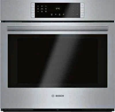 Horno de pared eléctrico individual inteligente Bosch serie 800 HBL8453UC 30"" Foto 1 de 2