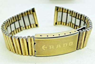 RELOJ PULSERA RADO NSA VINTAGE BANDA G. CHAPADO 10 MICRÓFONOS TAMAÑO 19MM SUIZO PARA HOMBRE Foto 1 de 4