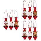  9 Pcs Christmas Bow Tie Silk Ties for Men Novelty Decorations