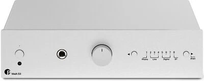 Pro-Ject MaiA S3 Vollverstärker mit D/A-Wandler und Bluetooth Silber - Bild 1 von 2