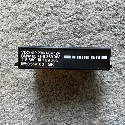 BMW Cruise Control Unit Module 318i 323i 328i M3 Z3 1995 to 2003 65718369063 - Image 1 of 4