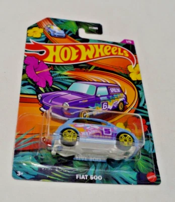 HOT WHEELS PASCUA 2024 RESORTE 1/5 - FIAT 500 AZUL CLARO # 5 Foto 1 de 4