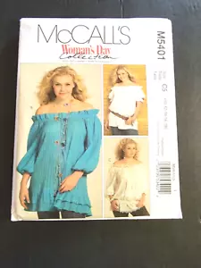 McCalls Pattern M5401 Misses Top Shirt Size 10-12-14-16-18 Womens Day - Picture 1 of 5