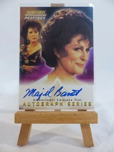 STAR TREK PERFILES TNG A11 MAYÚSCULAS BARRETT LWAXANA TROI AUTÓGRAFO SKYBOX - Imagen 1 de 3