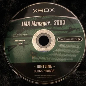 LMA Manager 2003 (Microsoft Xbox) DISC ONLY - Picture 1 of 1