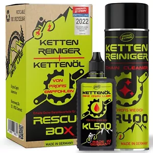 Syprin Fahrrad Kettenreiniger - Kettenöl - Reinigung & Pflege - Kettenspray SET - Bild 1 von 12